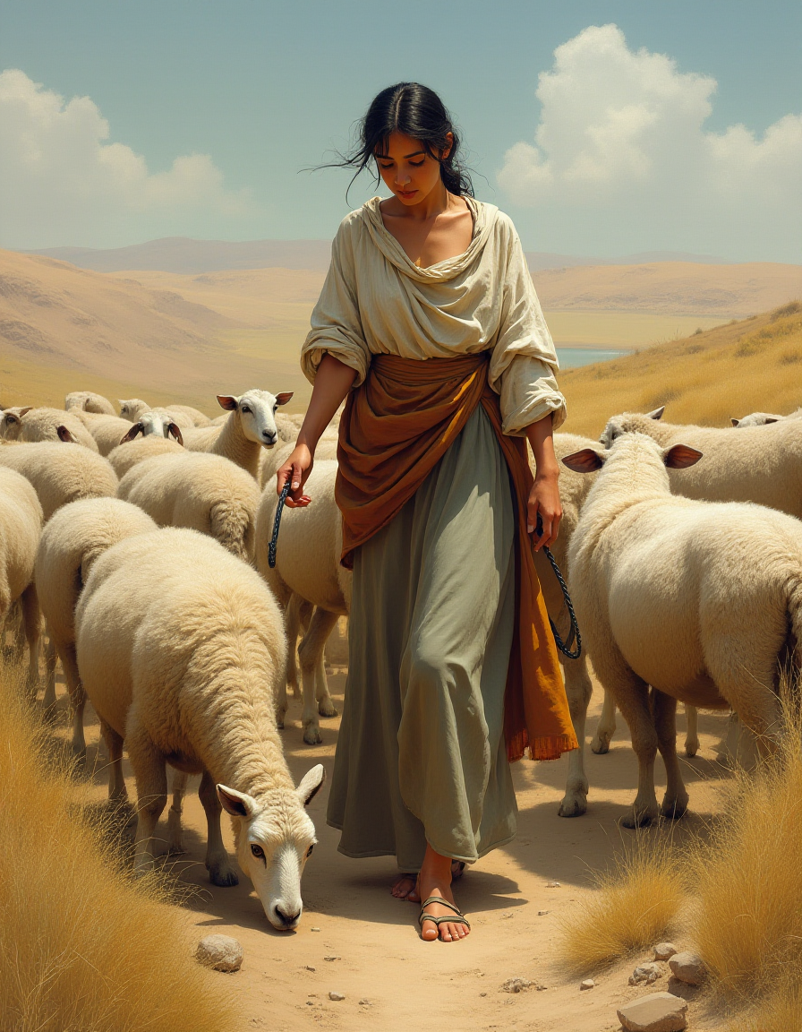 사막의 여인 목동